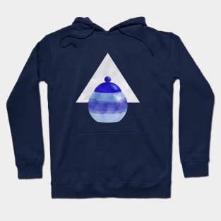 Blue Jar Art Hoodie